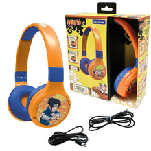 Lexibook 2v1 bluetooth skládací sluchátka Naruto s limitem hlasitosti