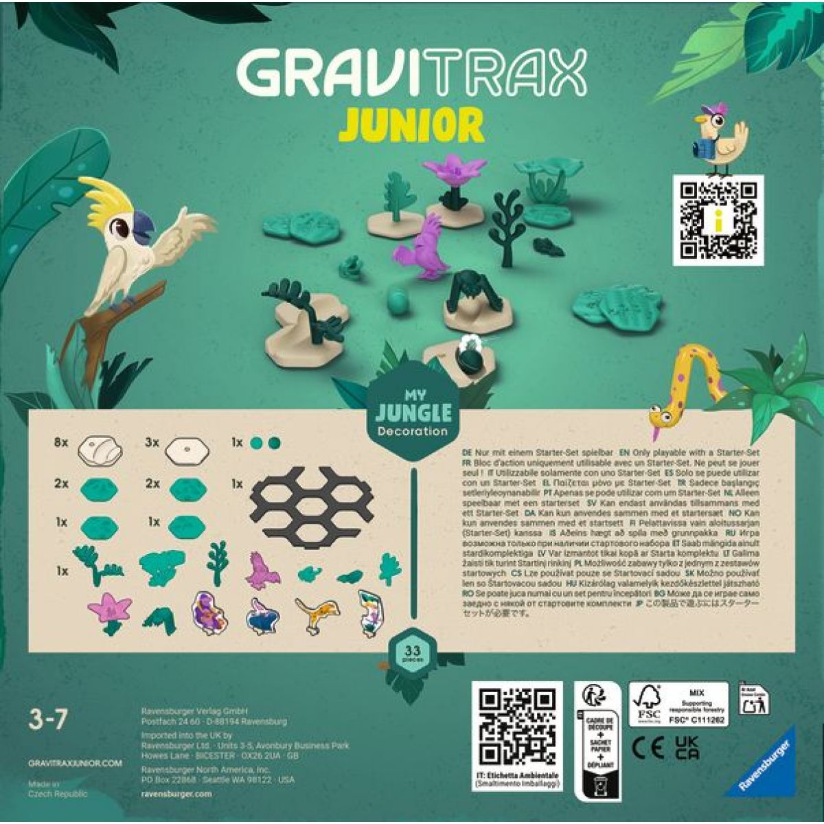 Ravensburger 237470 GraviTrax Junior Džungle