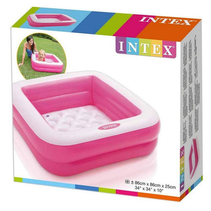 Dětský bazének čtverec Intex 57100 - Růžová 85x85x23cm