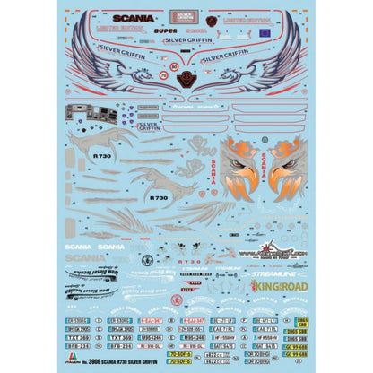 Italeri Model Kit truck 3906 Scania R730 Streamline 4x2 1:24