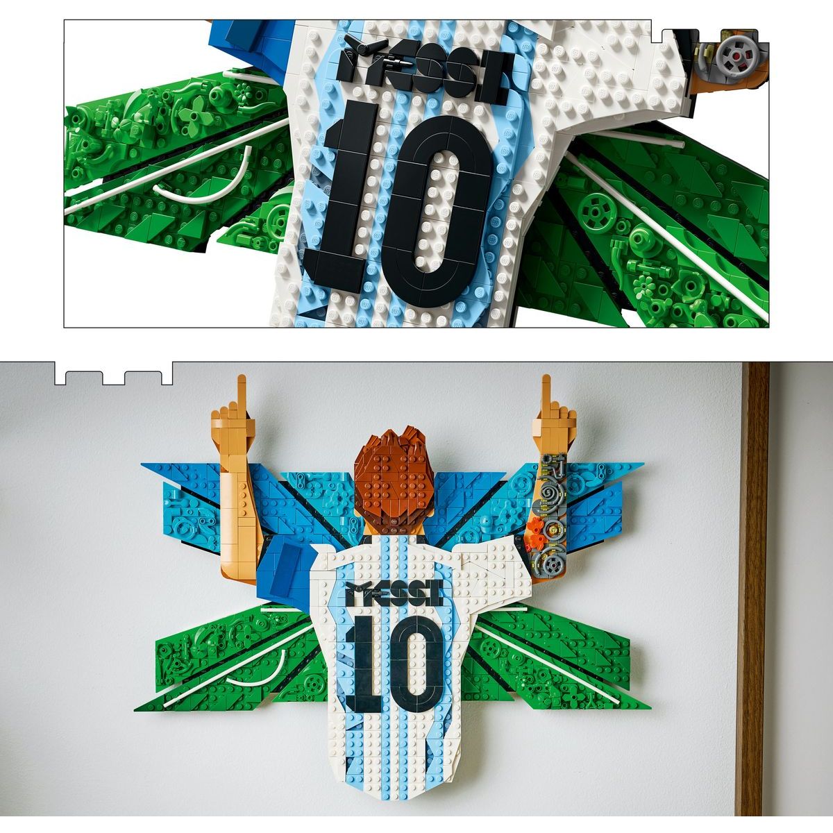 LEGO® Editions 43018 Lionel Messi - Okamžik vítězství