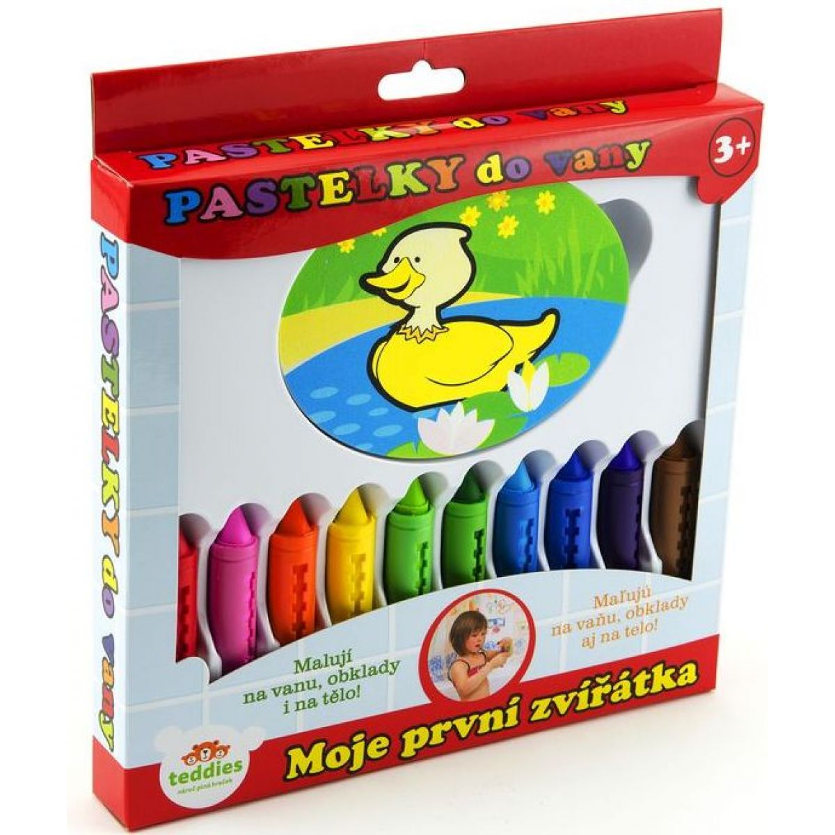 Teddies Moje první zvířátka Pastelky do vany