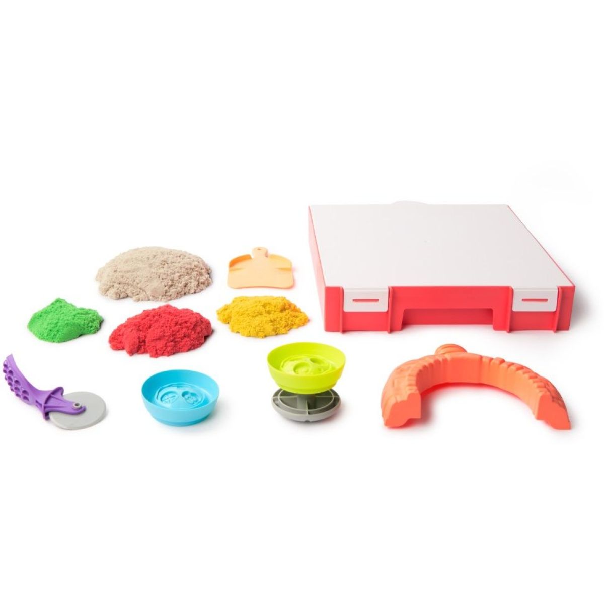 Kinetic Sand výroba pizzy