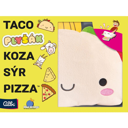 Albi Taco, plyšák, koza, sýr, pizza