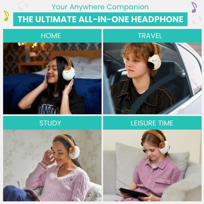 Squishmallows Plush Bluetooth Headphones - Cam