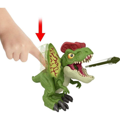 Mattel Jurassic world vystřelující Dilophosaurus se zvuky