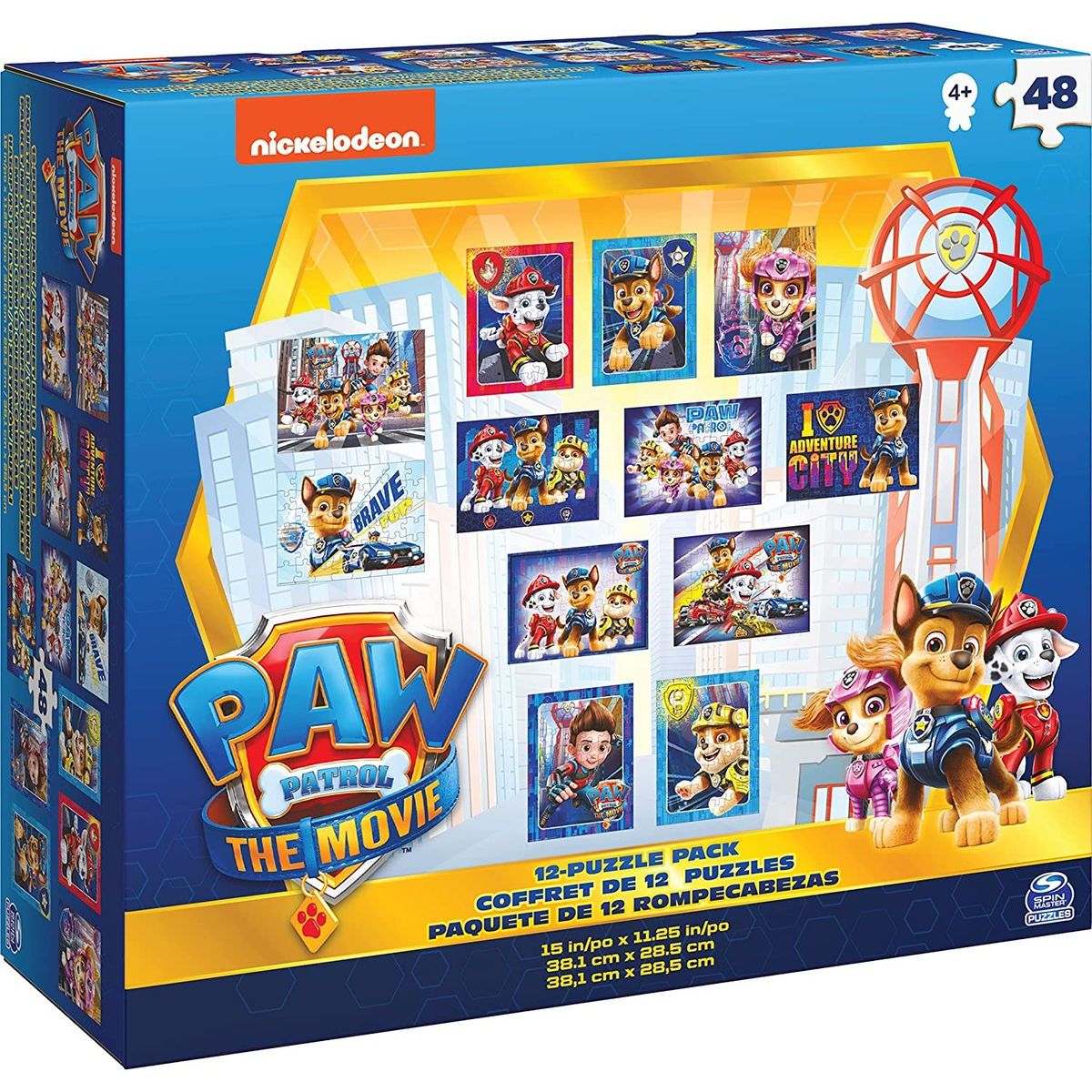 Spin Master Tlapková patrola velké puzzle 12 obrázků
