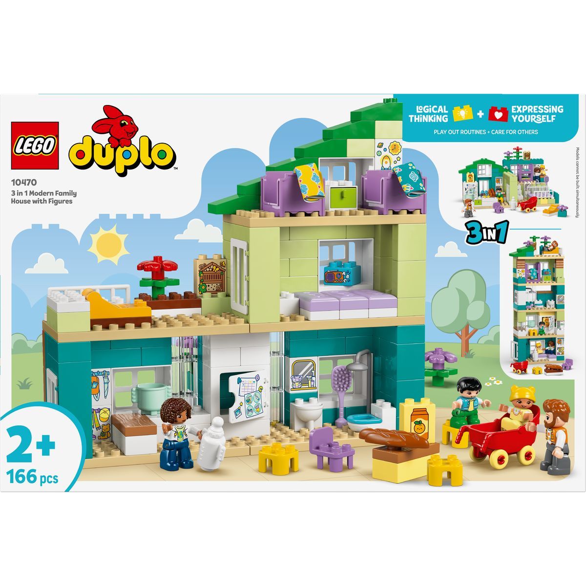 LEGO® 10470 Moderní rodinný dům 3 v 1 s figurkami