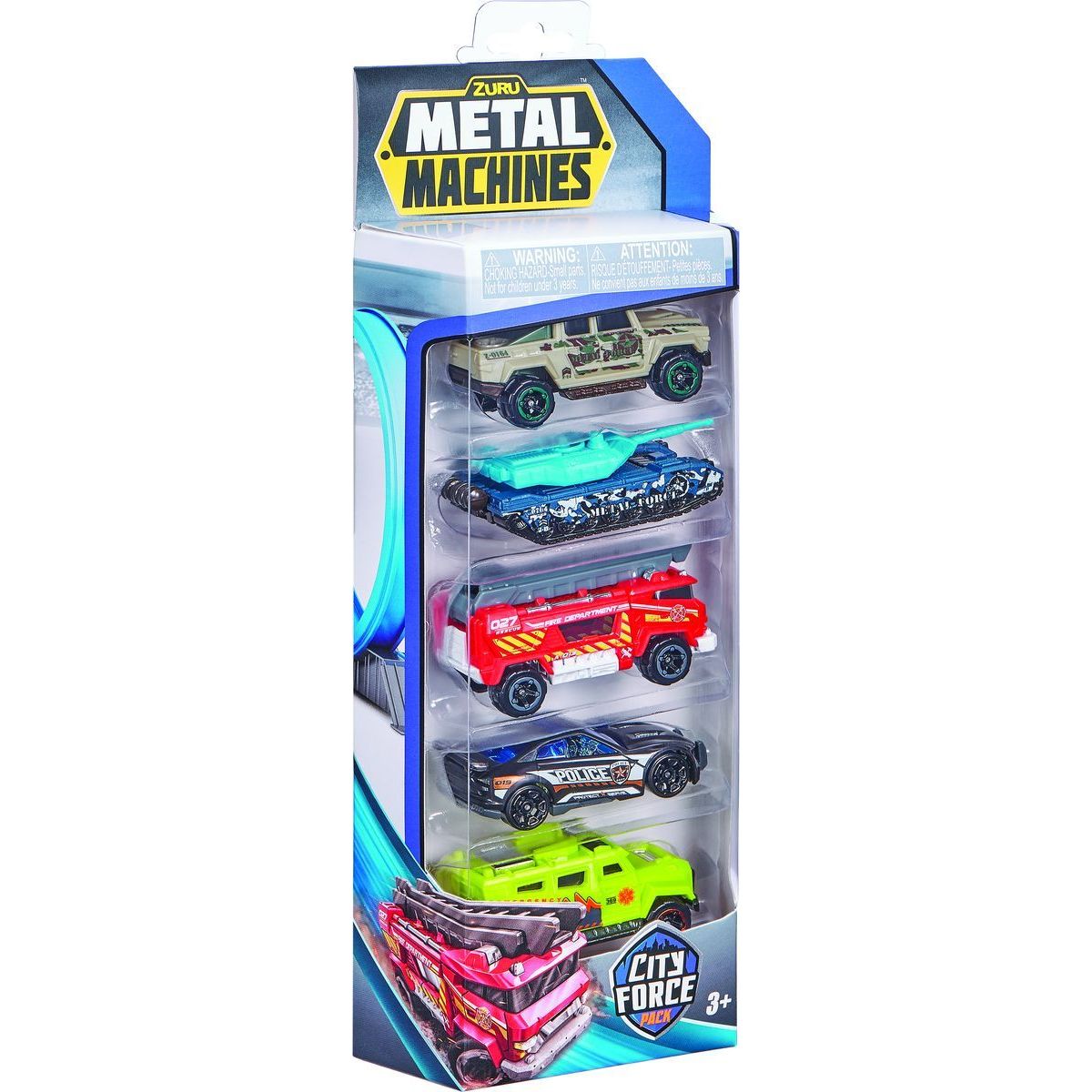 Metal Machines City force Sada aut 5 ks