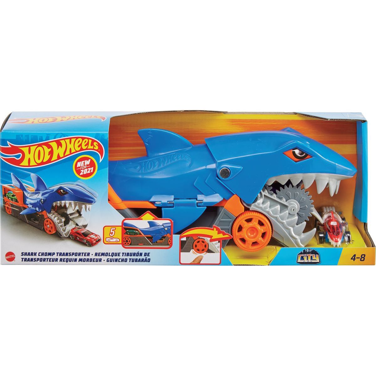 Hot Wheels žralok náklaďák