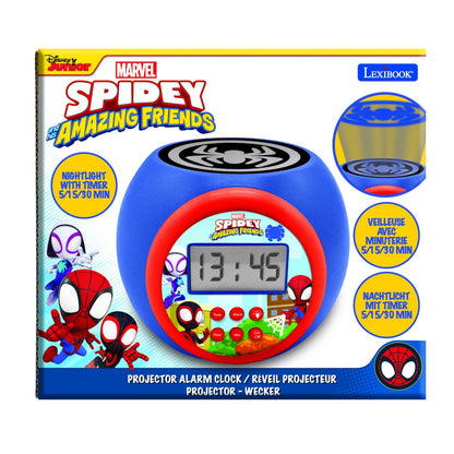 Lexibook Budík Spidey se stropním projektorem