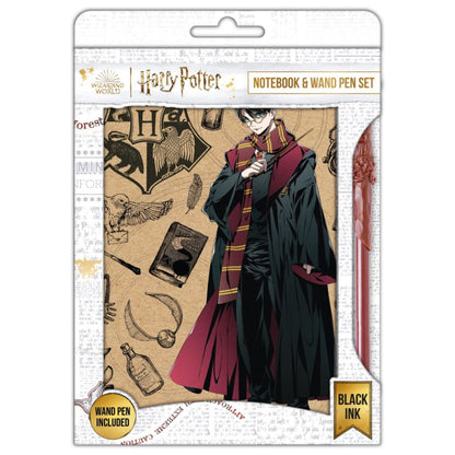 Bluesky Harry Potter Blok s perem Navy & Gold
