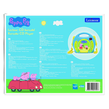 Lexibook CD přehrávač Prasátko Peppa se 2 mikrofony