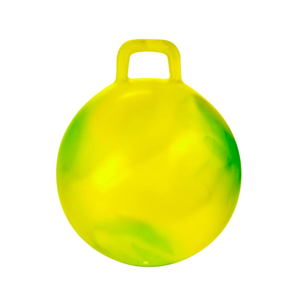 Míč skákací s úchytem 45 cm mix barev v krabičce