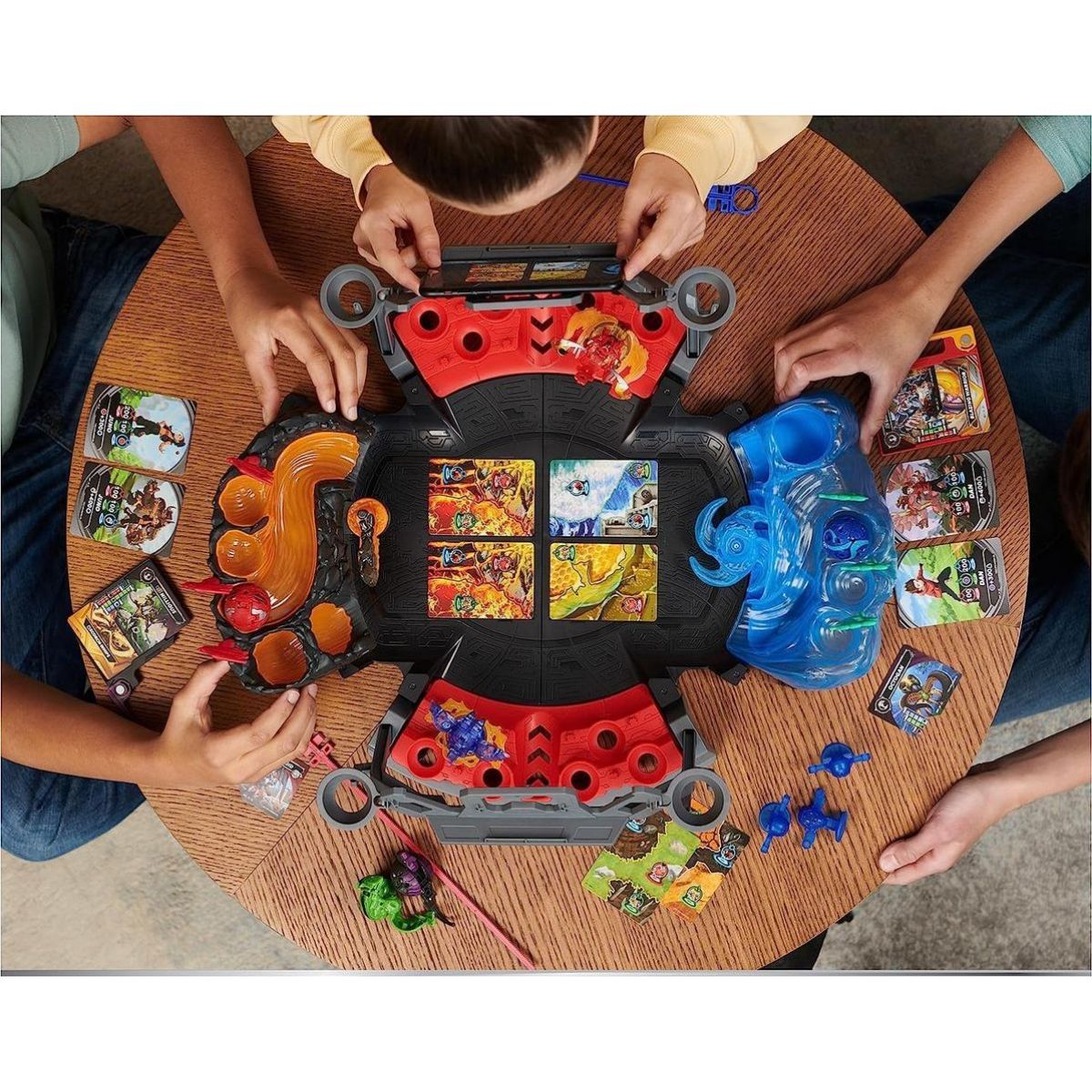 Bakugan balení speciální útok S6 Hammerhead, Titanium Dragonoid, Nillious