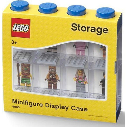 LEGO® sběratelská skříňka na 8 minifigurek - modrá