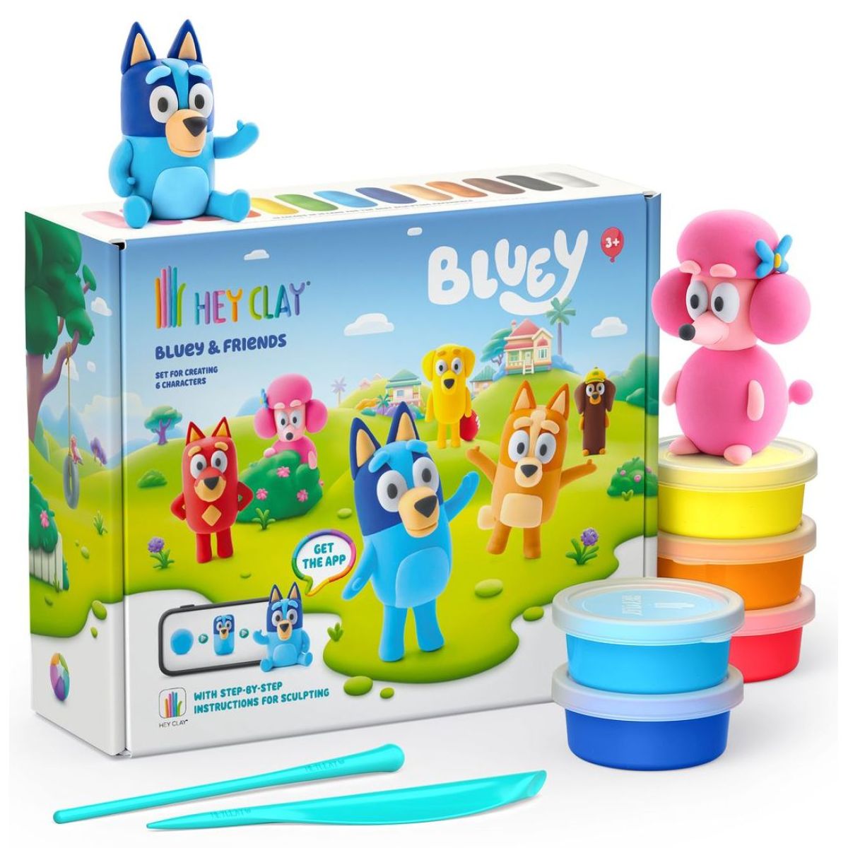 HEY CLAY_SET_BLUEY+ACCESSORIES_15PK_CEE
