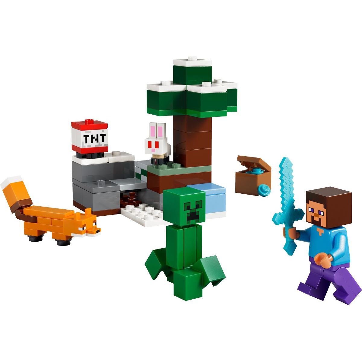 LEGO® 21583 Steve a dobrodružství v tajze
