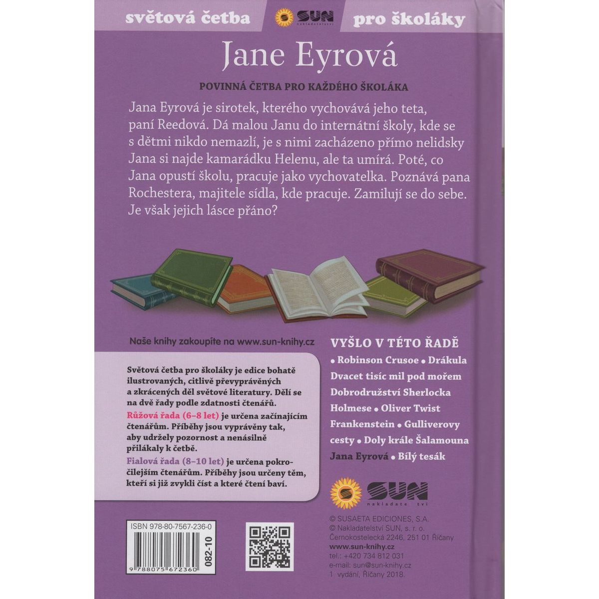 Světová četba pro školáky Jane Eyrová