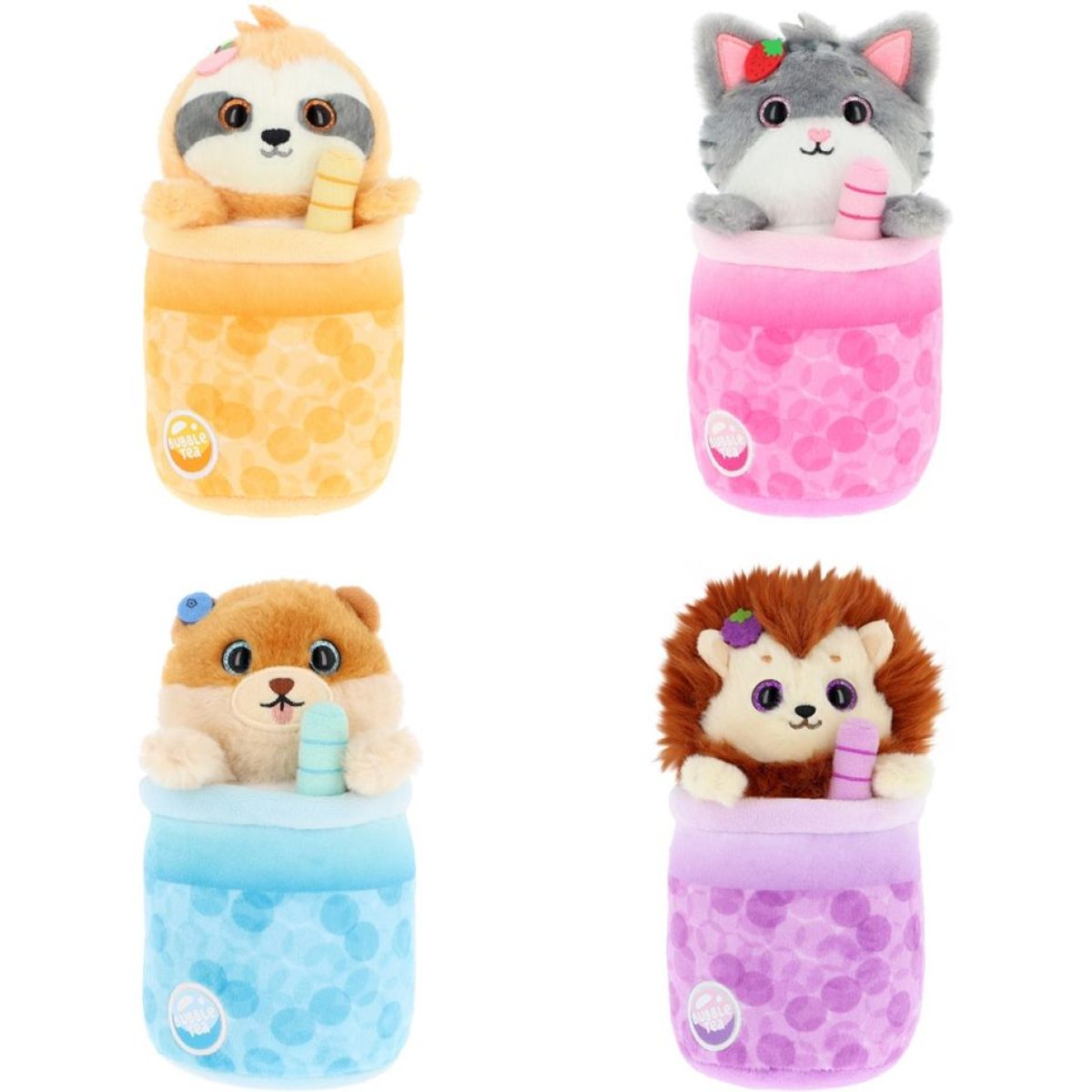 KEEL TOYS SF3562 Zvřátka Bubble Tea 16 cm - růžová
