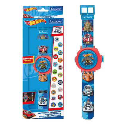 Lexibook Digitální promítací hodinky Hot Wheels s 20 obrázky