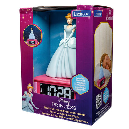 Lexibook Budík Disney princezny se svítící figurkou