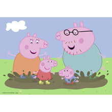 Ravensburger Puzzle Prasátko Peppa Šťastná rodina 2 x 24 dílků