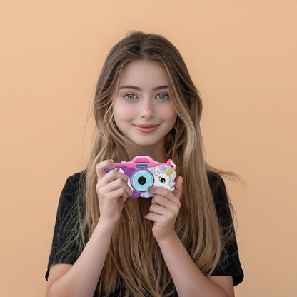 Lexibook Dětský fotoaparát s 3D krytem Jednorožec