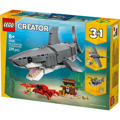 LEGO® 31381 Divoký žralok a truhla s pokladem