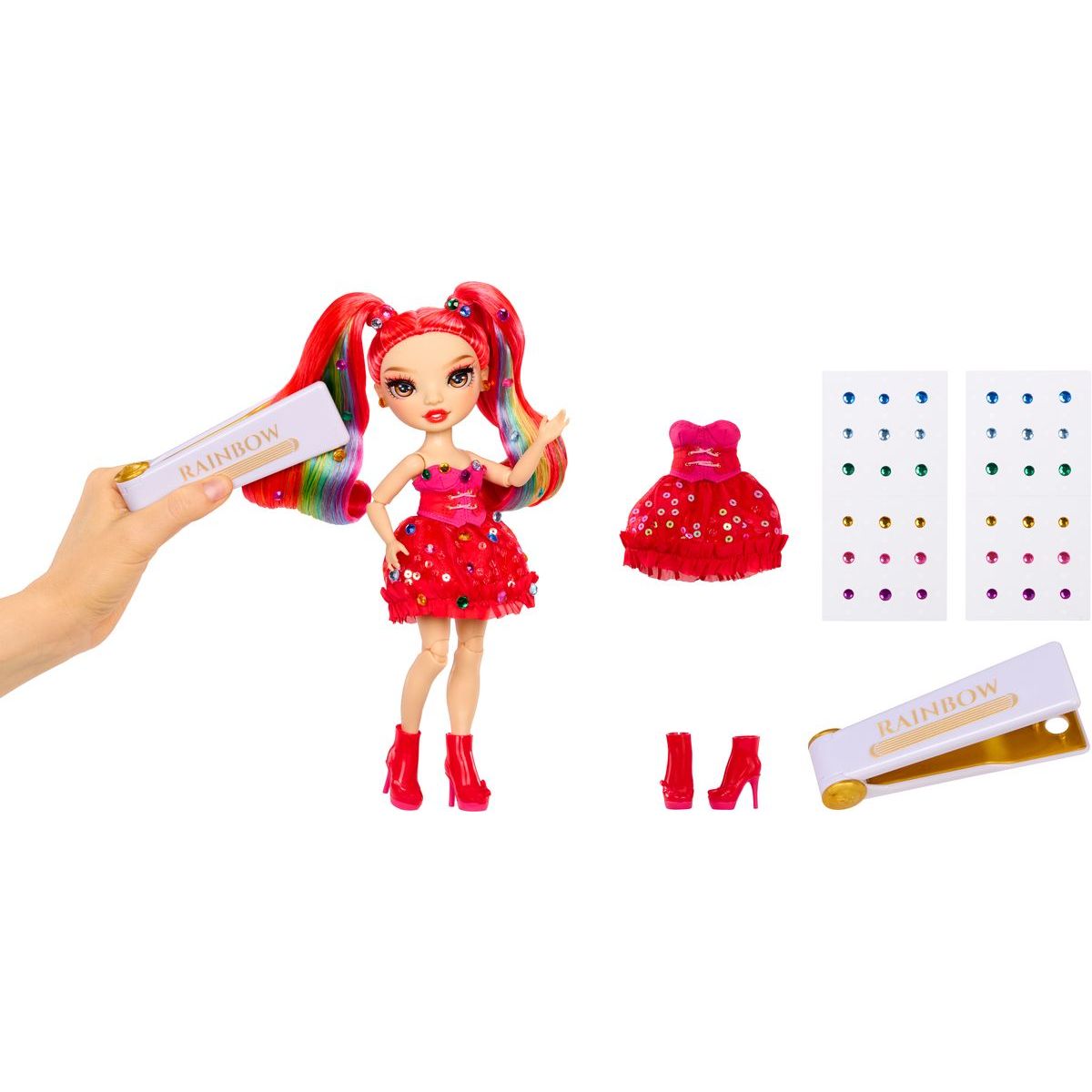Rainbow High Be Dazzling Fashion panenka - Vivienne Rouge (Red)