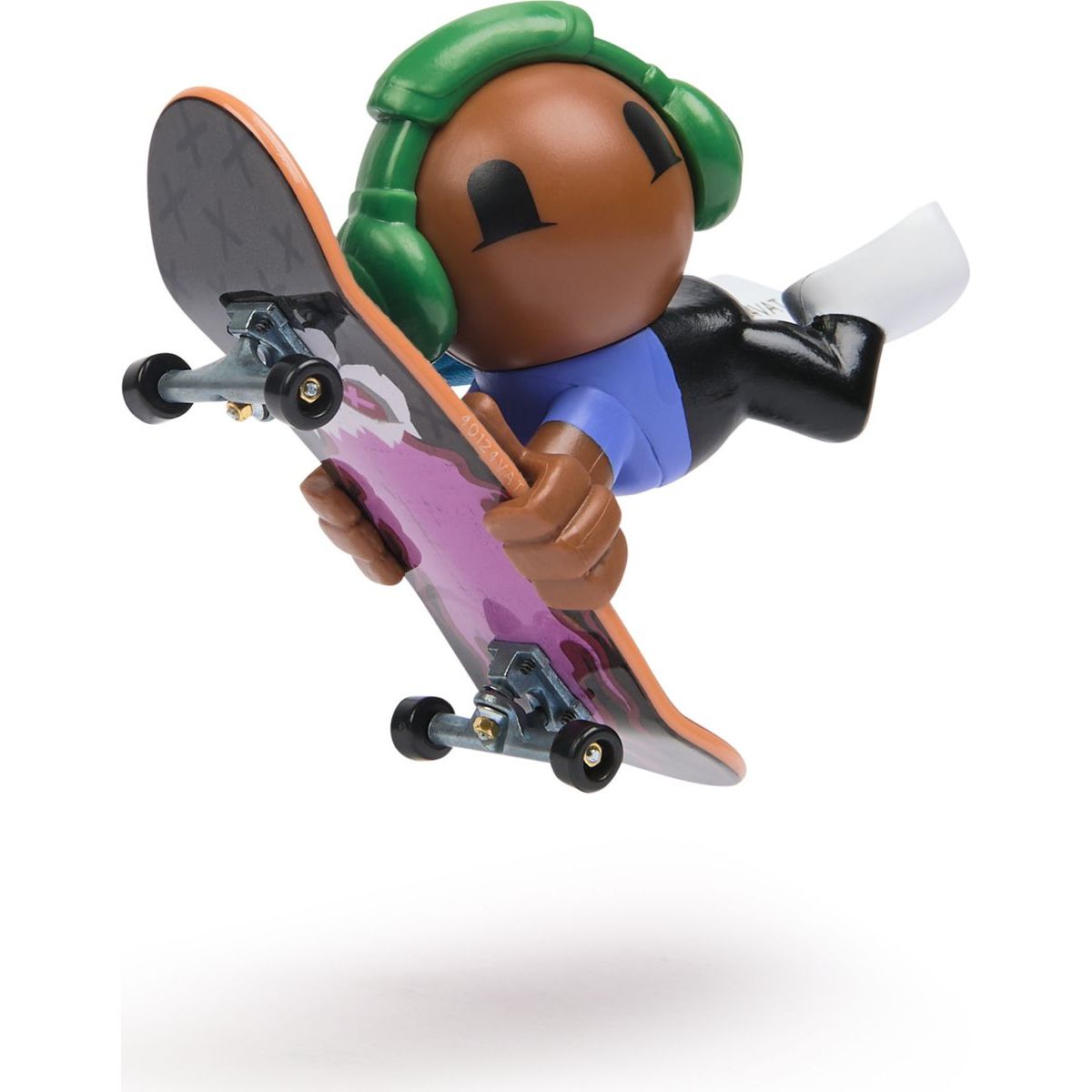 Tech Deck SK8 Crew fingerboard s figurkou zelená sluchátka