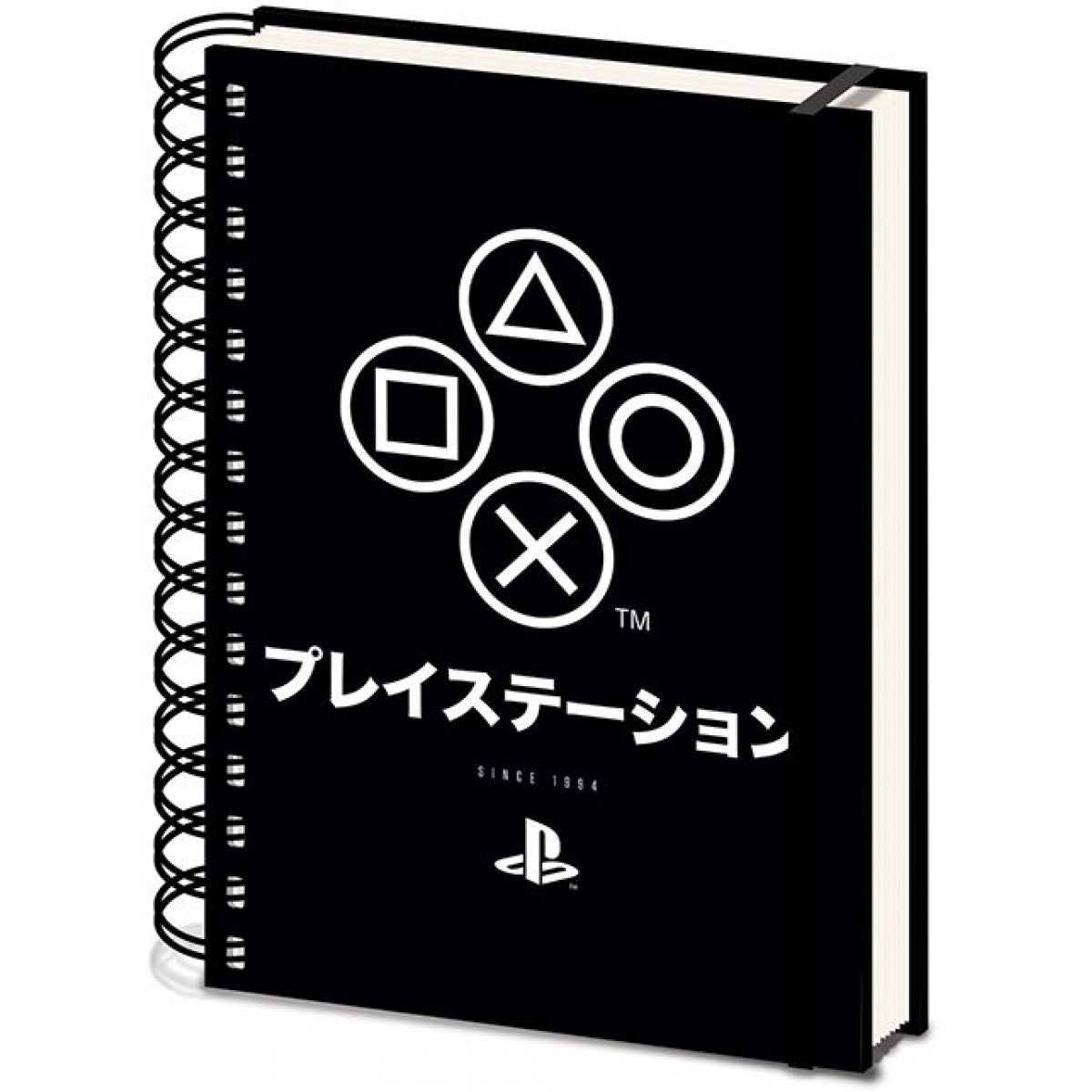 Blok A5 kroužkový Playstation Onyx