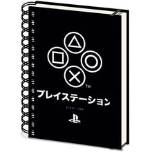 Blok A5 kroužkový Playstation Onyx