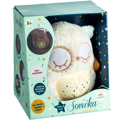 Plyšový usínáček Sovička 25 cm