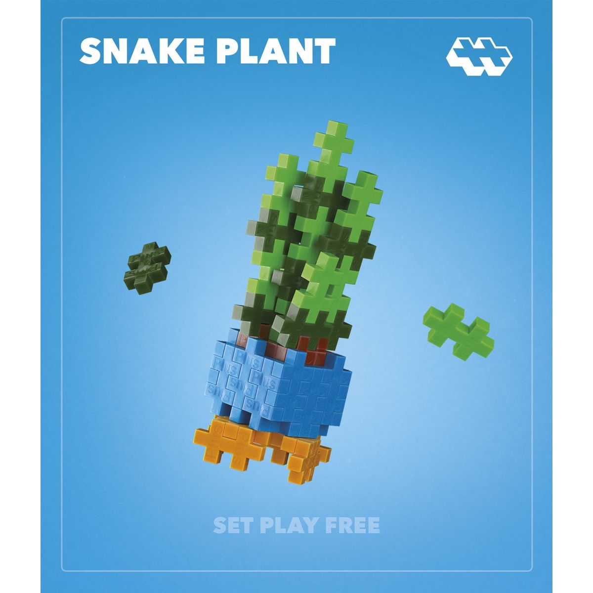 Plus-Plus Kytky Snake Plant