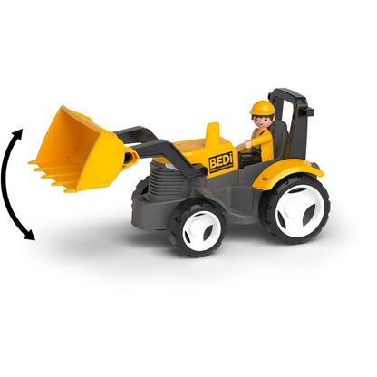 EFKO ECO MultiGO Žlutý traktor s radlicí, figurka Igráček