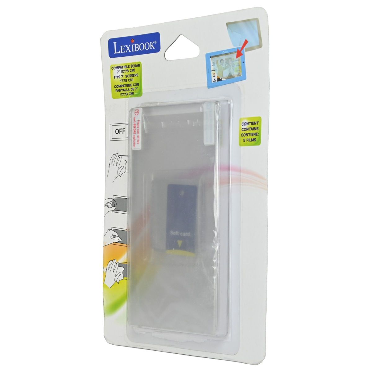 Lexibook Ochranné fólie pro 7'' tablety 5 ks