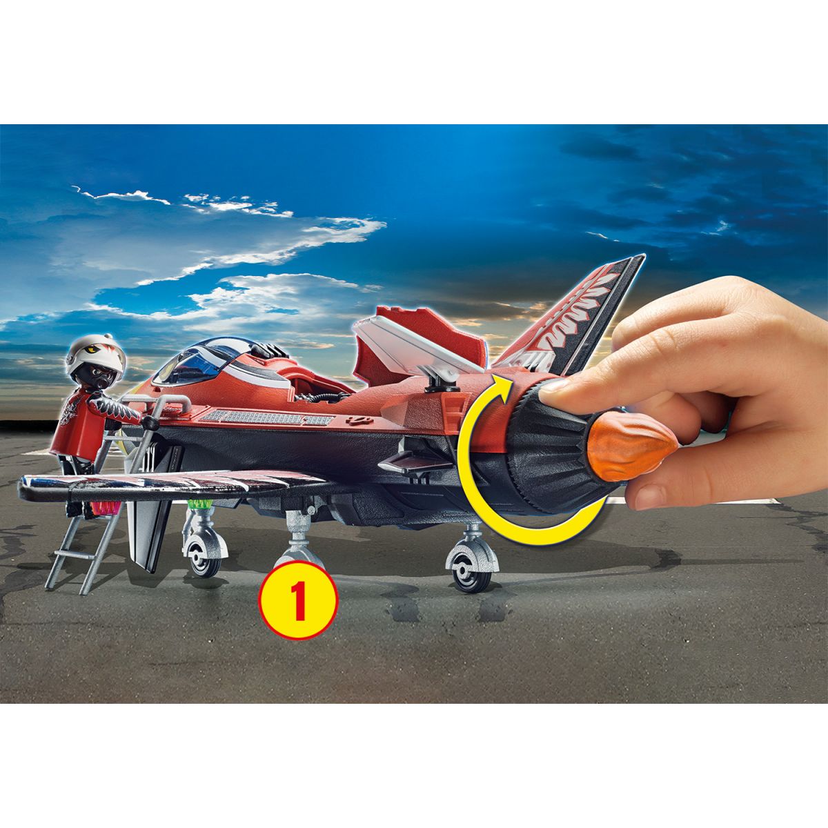 PLAYMOBIL® 70832 Air Stuntshow Tryskový letoun Orel