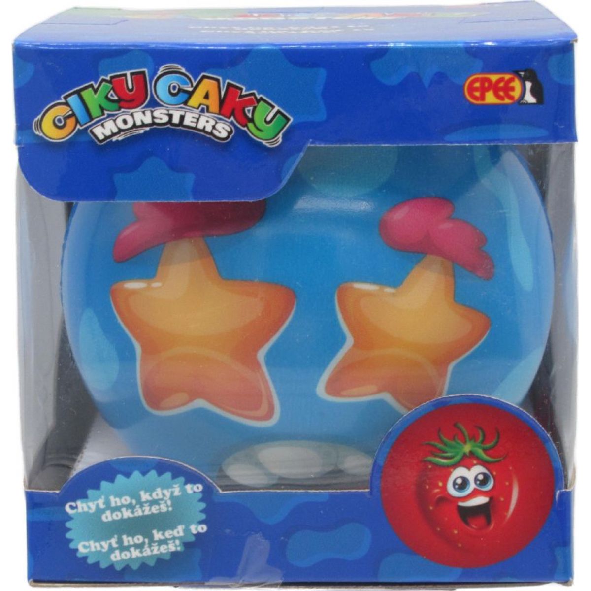 Epee Ciky Caky Monsters bláznivý míč modrý 10 cm