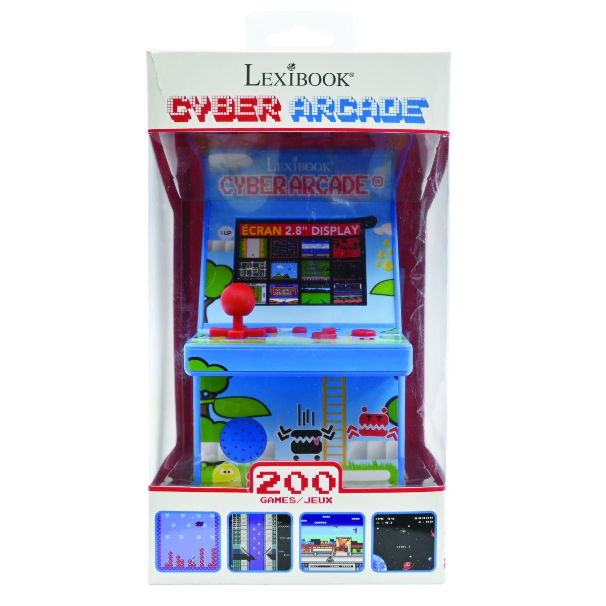 Lexibook Herní retro konzole s barevnou LCD obrazovkou 2,8'' 200 her