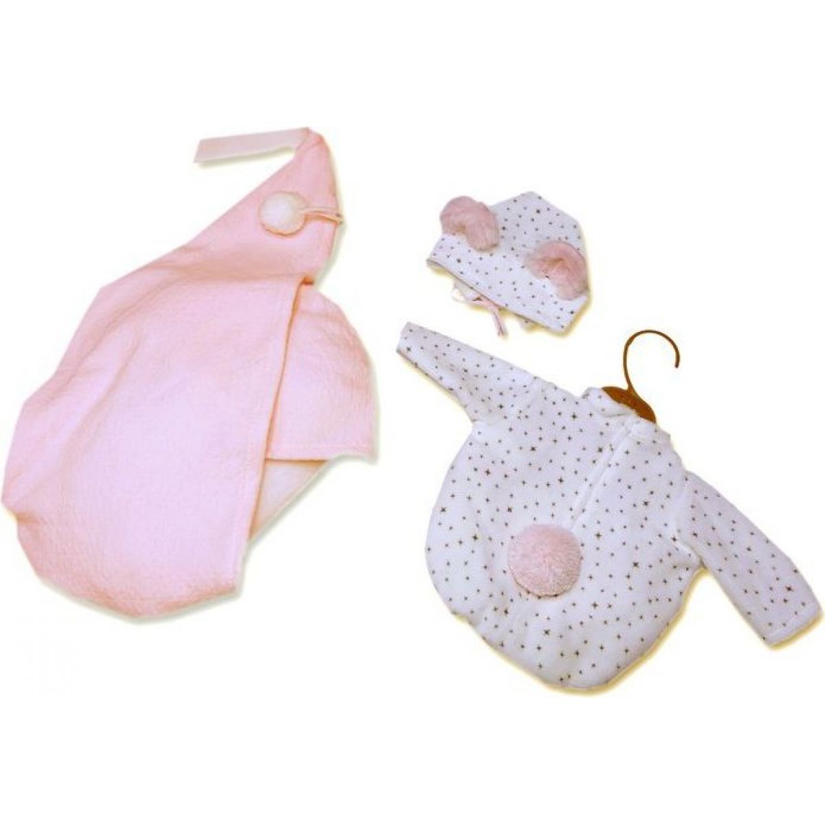 Llorens M635-66 obleček pro panenku miminko New born velikosti 35-36 cm