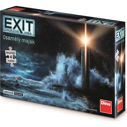Dino Úniková hra s puzzle: Osamělý maják párty hra