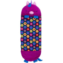 Happy Nappers spacáček usínáček fialový jednorožec Fiona 135 cm
