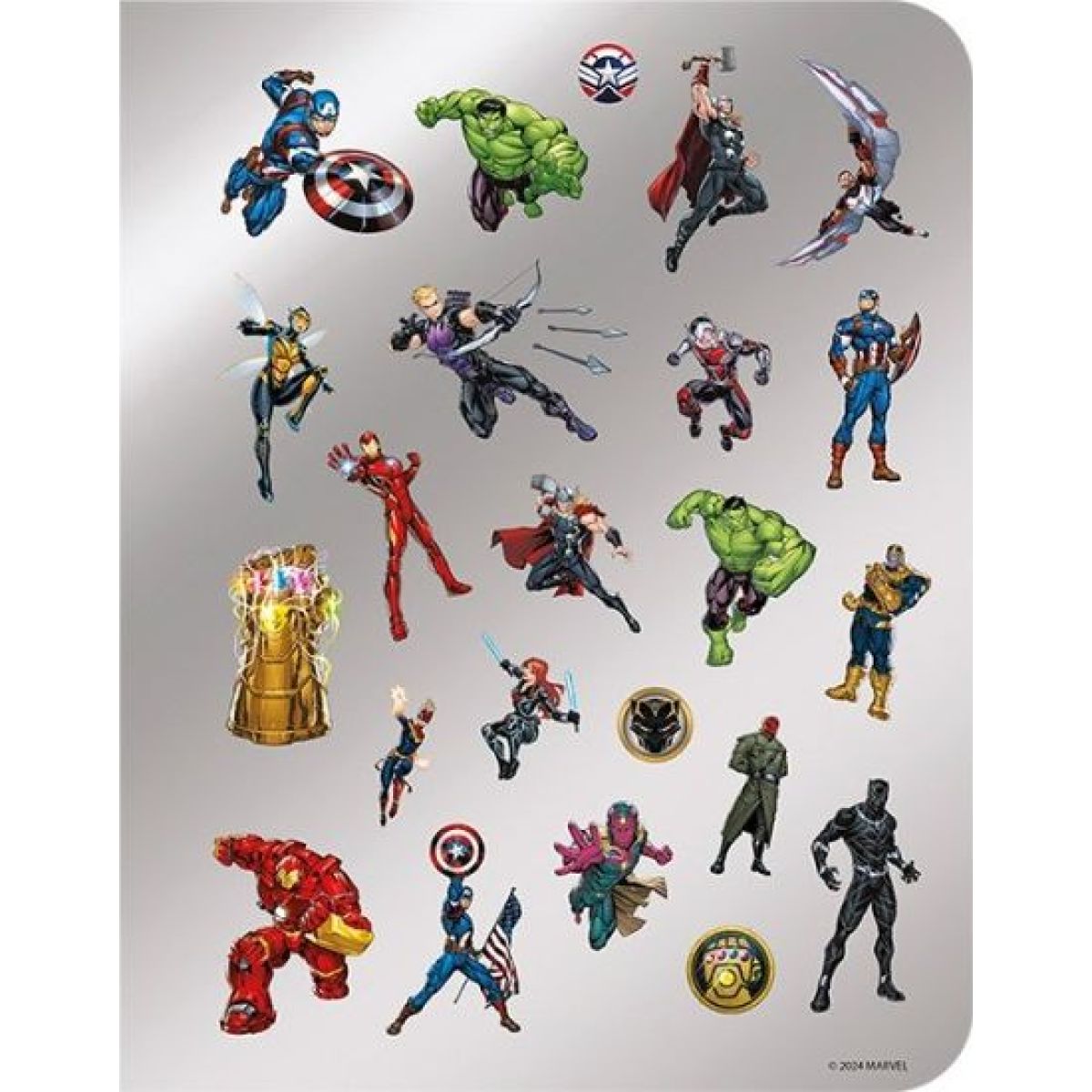 Jiri Models 100 samolepek s omalovánkami Marvel