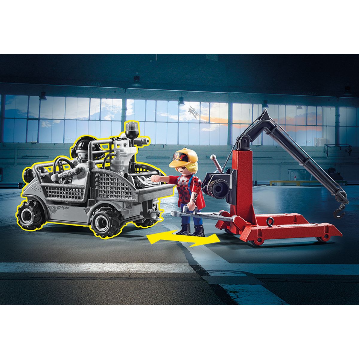PLAYMOBIL® 70834 Air Stuntshow Servisní stanice