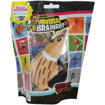 Brainrot Plyšová klíčenka 10 cm Burbaloni Luliloli