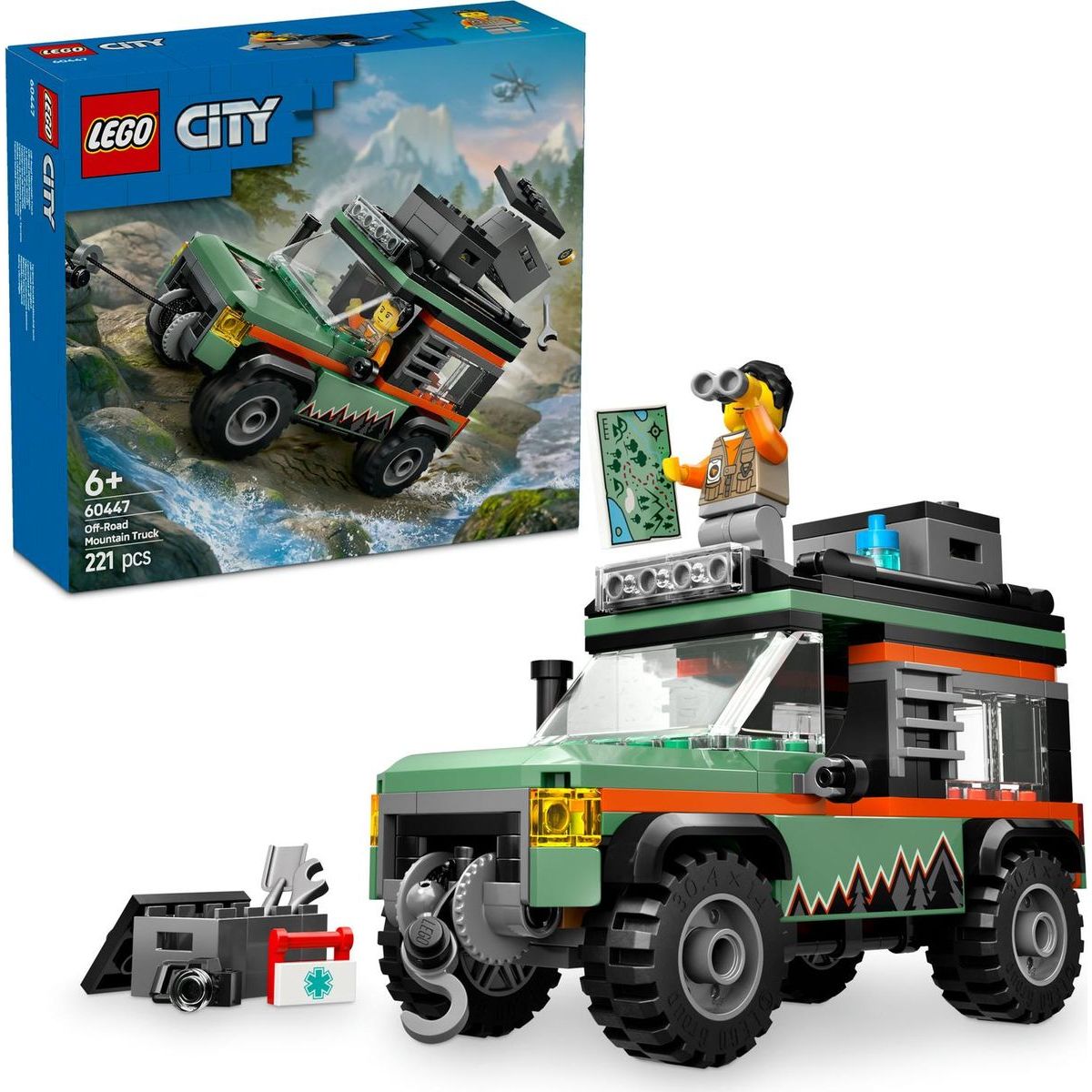 LEGO® City 60447 Terénní horské nákladní auto 4 x 4