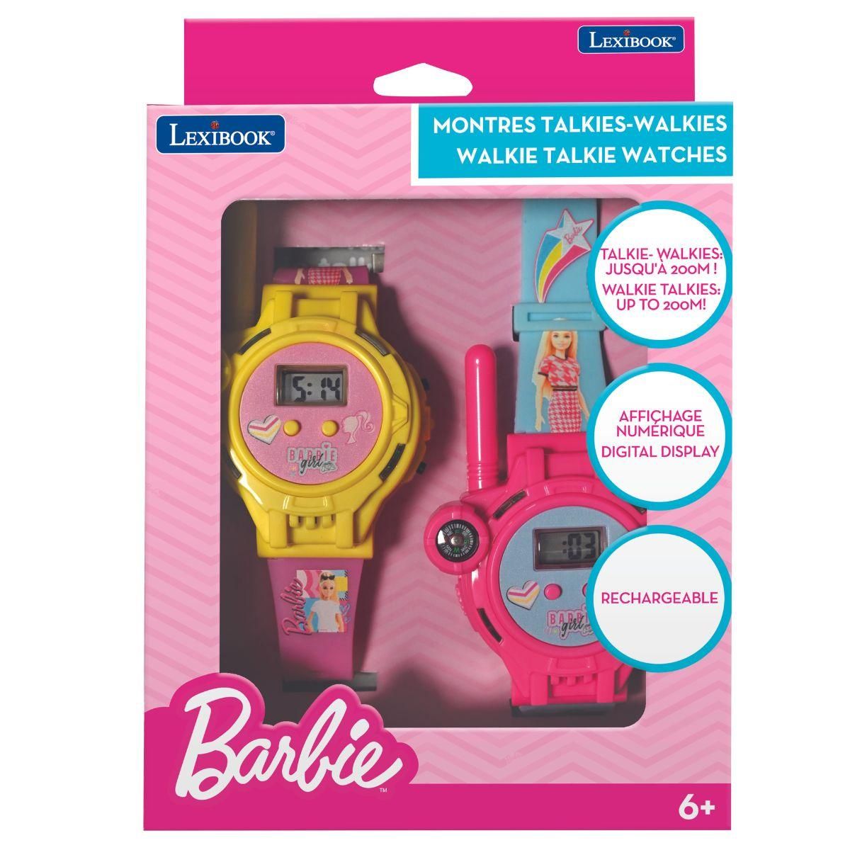 Lexibook Hodinky Barbie s vysílačkou s dosahem 200 m