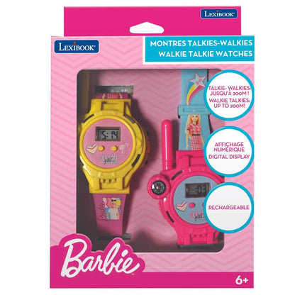 Lexibook Hodinky Barbie s vysílačkou s dosahem 200 m