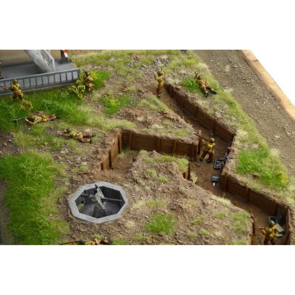 Italeri Model Kit diorama 6194 Pegasus Bridge Airborne Assault 1:72